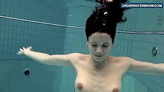 Wow! Russian Babe Flashing Tits Underwater On Beach Gets Everyone Horny!
