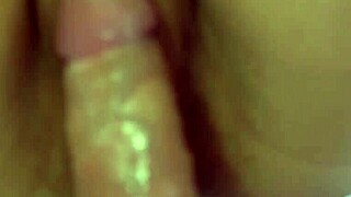 My wife's creamy pregnant pussy