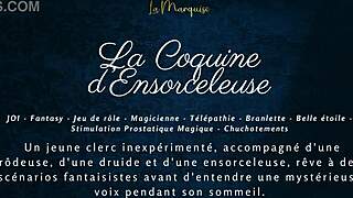 La coquine densorceleuse guides you in french asmr joi fantasy?