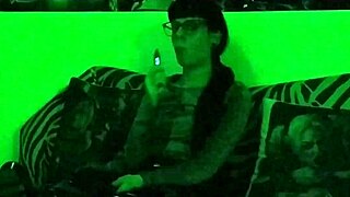 Beth Kinky Goth Domina Smoking Cigarette