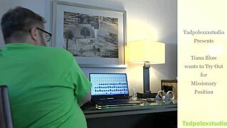 tiana blow moans as coach tadpole fucks her in missionary!