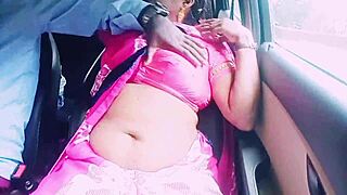 car sex indian romance beautiful sexy saree housewife with boyfriend telugu dirty talks 😍