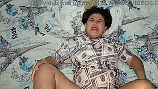 im happy destroying my blondes pink white ass with my thick black cock