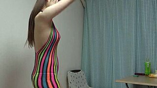 Mai Hoshikawa Undresses In String Bikini During Yoga