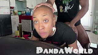 bald ebony slut submits to bbc destroying her asshole doggystyle