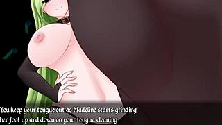 domina madeline makes you worship her feet in femdom session