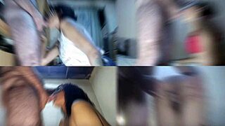 QUICK BLOWJOB VISIT - SHE GETS MOUTHFUL OF CUM