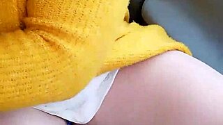 Whoa, check out this BBW masturbating wildly in her car like it's no big deal.