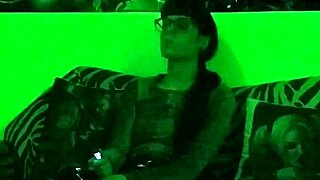 Beth Kinky Goth Domina Smoking Cigarette