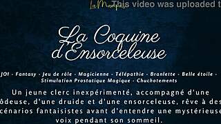 La coquine densorceleuse guides you in french asmr joi fantasy?