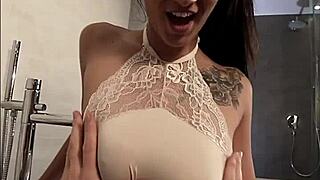 Interactive video with darcia lee fingering tits and ass in pool, spanking with dildo 😘