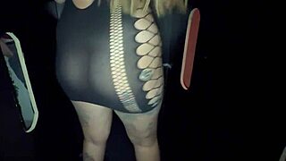 Strangers cum all over my wife at the glory hole.