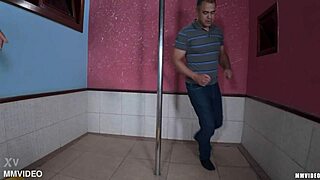 The scared cuckold says, 'I need treatment for my wife's big ass.'