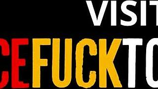 bombshell blue eyed brunette dreams of big cock drowning 😘