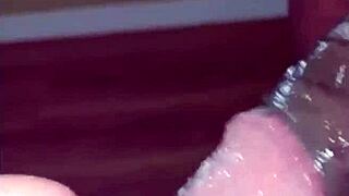 Hey, this cute college teen swallows her boss's monster cock for rent help! 😏💦