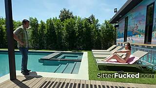 Babysitter caught breaking into the house