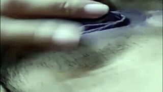 cute asian housewife feels romantic pleasure with husband in video call for happy new year 2025