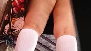 Hidden Padrastro Grabs Upskirt Skirt Of Mexican Student