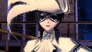 Hatsune Miku in Cendrillon nude mod shows big boobs and ass