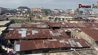 Big fat ass worships black dick intensely