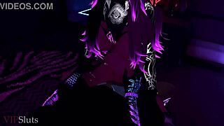 Vipsluts cyberpunk vixen dominates and devours sneaky thief