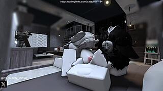 quietly fucking a fan on the bed in doggystyle and cowgirl?