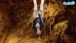 camsoda - hot amateur teen 18+ in bat costume masturbates upside down has epic orgasm