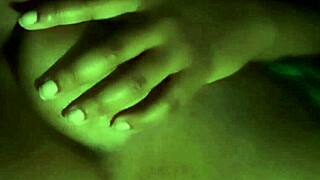 Oh Wow, Licking My Nipples Feels So Damn Good at Night!