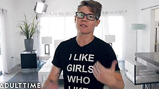 Alina Lopez and Kendra Spade dive into wild lesbian action with passionate kissing and muff diving!