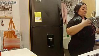 I Fuck My Stepsister's Wife in the Kitchen Part 1