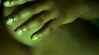 Oh Wow, Licking My Nipples Feels So Damn Good at Night!