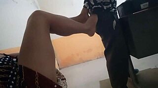 Office Partner's Girlfriend Touches Herself At Work For Fetish