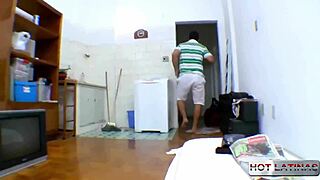 fucking the maid's big ass in the living room with alessandra dias and tony tigrao