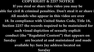 Telephone Sex Milf Sara Jay Fucks Her Big Tits In Lingerie.