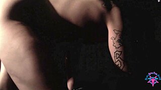 blindfold feathers teasing balls licking sucking and milking big cock playing with his tight asshole before getting my pussy ate