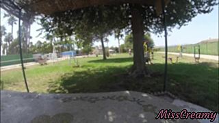 naked groping in public park