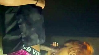 Beale street parking garage creampie with bent over sloppy wet ebony pornstar