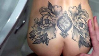 fucked my best friend's girlfriend with big ass in the bathroom, hard anal close-up