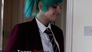 School Nurse Jasmine Visits Favourite Pupil In Lingerie.