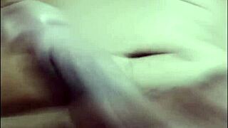 cute asian housewife feels romantic pleasure with husband in video call for happy new year 2025