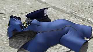 Emma dances as prostitute with monster cock in public game!