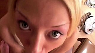 Does teen Lil Lexy tease with her small tits before blowjob and cumming?