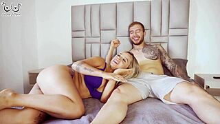 blonde latina teen sucks stepbrother's hairy dick deepthroat