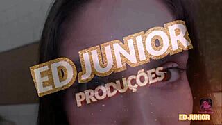 Ed Junior fucks Victoria Camargo in intense anal with oil on big ass