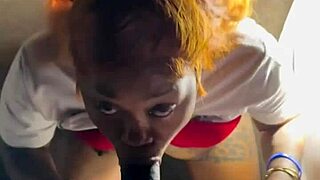 Beale street parking garage creampie with bent over sloppy wet ebony pornstar