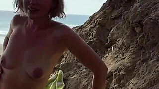 The journey of actor alexey panin, sugarnadya, and her busty girlfriend to a nudist beach in san diego.