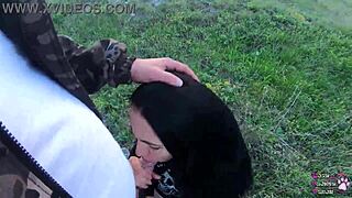 Pawg Goth Slut Teen Fucked Outdoors!