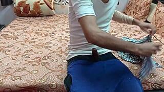 uncle's thick big black cock stretches my tight pussy