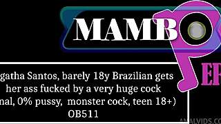 Agatha Santos Takes Huge Cock Anal And Atm