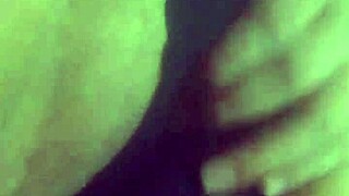 a mexican latina woman engages in her morning routine involving self-touching and her body